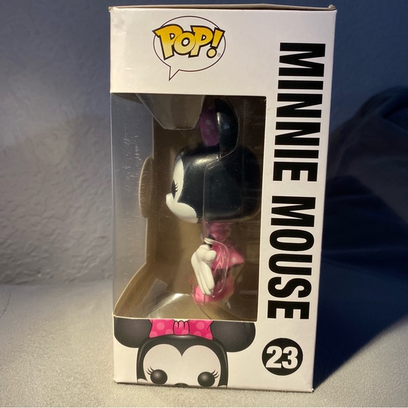 Funko Pop Disney Mickey Mouse 01 & Minnie Mouse 23 - Picture 4 of 9